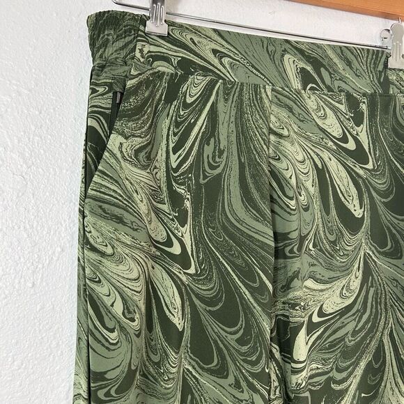 Athleta Brooklyn green printed jogger size 12 - Picture 5 of 8